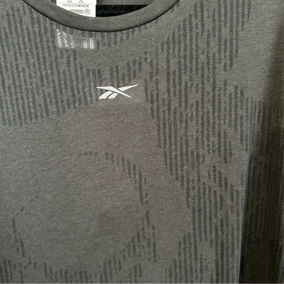 Reebok Women’s Black Speed-Wick Burnout Athletic Short Sleeve Top Size 3X NWT - Picture 3 of 8